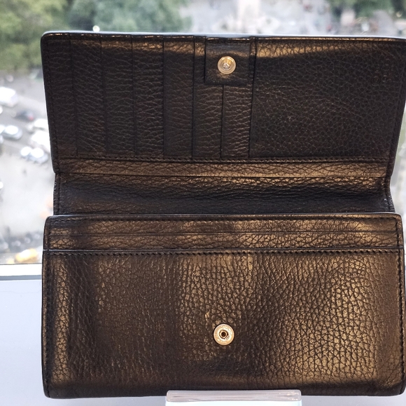 GUCCI Pebble Grain Leather Wallet - Picture 4 of 13